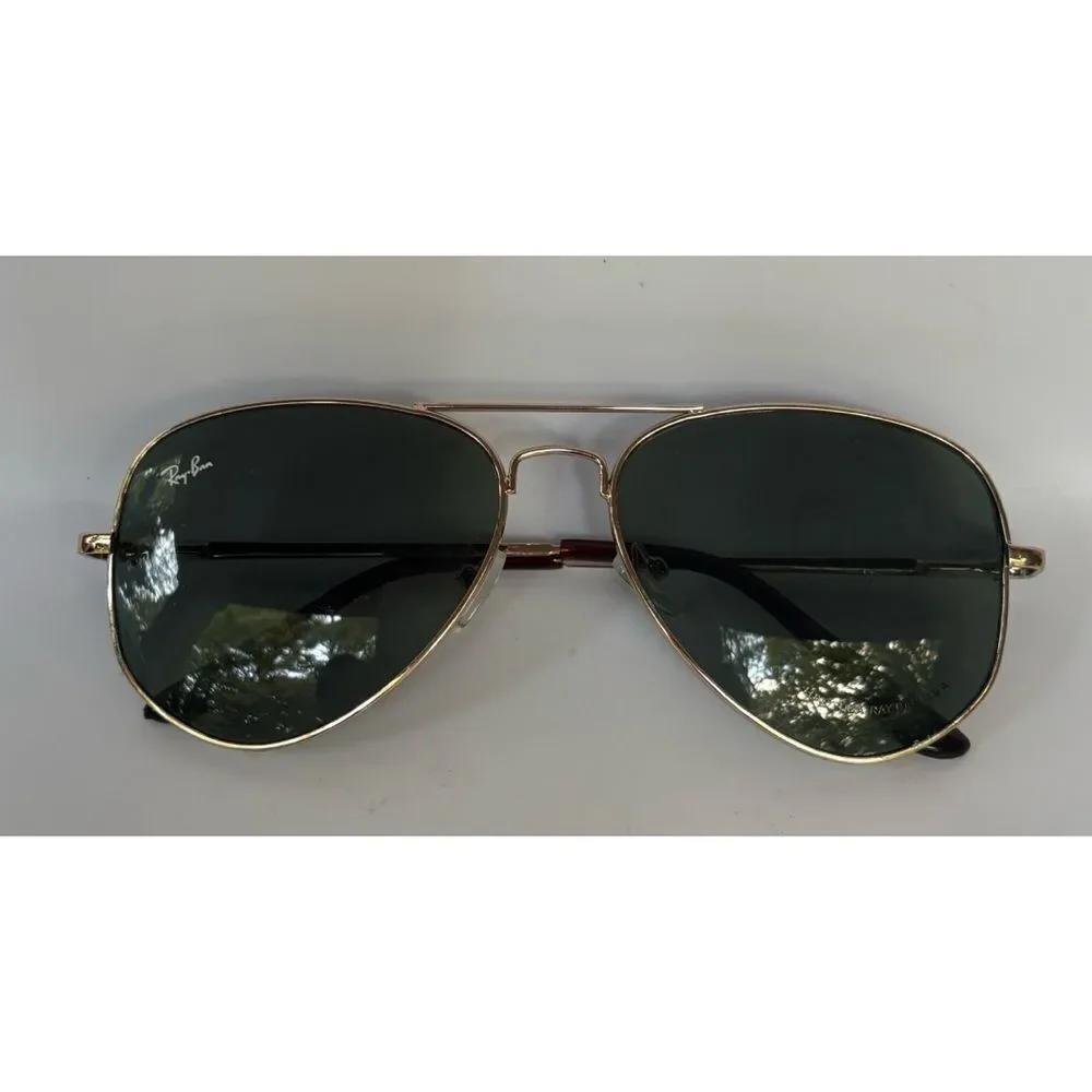 Original Rare Ray Ban 1980’s Gold Frame Aviators R3485MXGL / Hand Polish